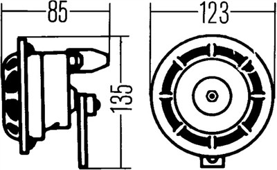 HELLA 3AF 003 399-041 Číslo výrobce: B 133. EAN: 4082300052527.