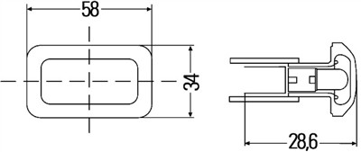 HELLA 2BM 003 647-021 Číslo výrobce: E1 151. EAN: 4082300050042.