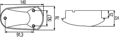 HELLA 2BM 008 355-001 Číslo výrobce: E1 1059. EAN: 4082300103717.