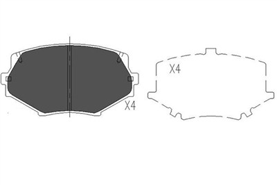 KAVO PARTS KBP-4527 EAN: 8715616151115.