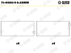 GLYCO 71-4080/4 0.25MM