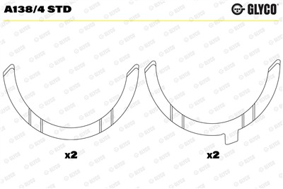 GLYCO A138/4 STD Číslo výrobce: A138/4. EAN: 5010874483477.