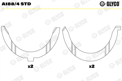 GLYCO A188/4 STD Číslo výrobce: A188/4. EAN: 4044197429639.