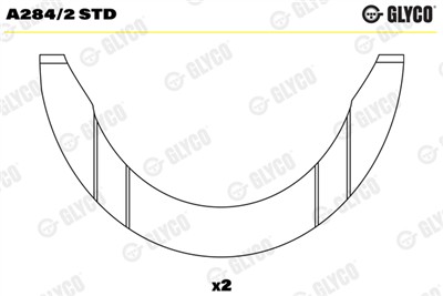 GLYCO A284/2 STD Číslo výrobce: A284/2. EAN: 4044197486861.