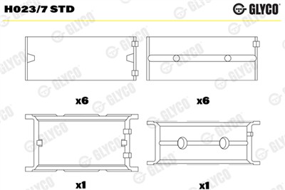GLYCO H023/7 STD Číslo výrobce: H023/7. EAN: 5010874483958.