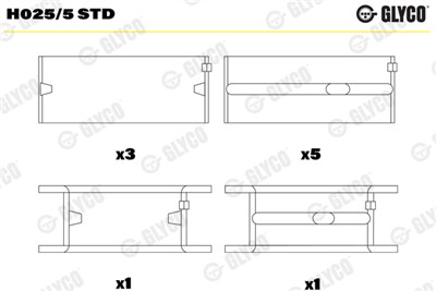 GLYCO H025/5 STD Číslo výrobce: H025/5. EAN: 5010874484030.