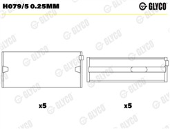 GLYCO H079/5 0.25MM