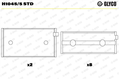 GLYCO H1045/5 STD Číslo výrobce: H1045/5. EAN: 4044197431441.
