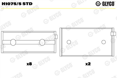 GLYCO H1075/5 STD Číslo výrobce: H1075/5. EAN: 4044197432196.