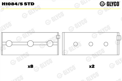 GLYCO H1084/5 STD Číslo výrobce: H1084/5. EAN: 4044197432448.