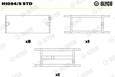 GLYCO H1094/5 STD Číslo výrobce: H1094/5. EAN: 4044197432660.