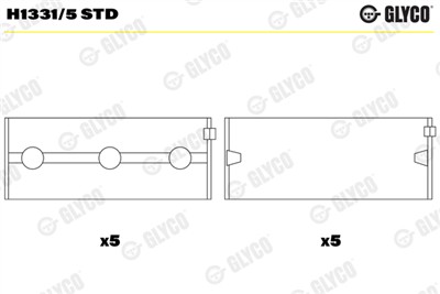 GLYCO H1331/5 STD Číslo výrobce: H1331/5. EAN: 4044197629350.