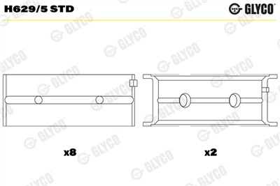 GLYCO H629/5 STD Číslo výrobce: H629/5. EAN: 5010874485839.