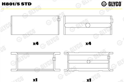 GLYCO H801/5 STD Číslo výrobce: H801/5. EAN: 5010874486690.