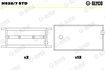 GLYCO H928/7 STD Číslo výrobce: H928/7. EAN: 5010874488151.