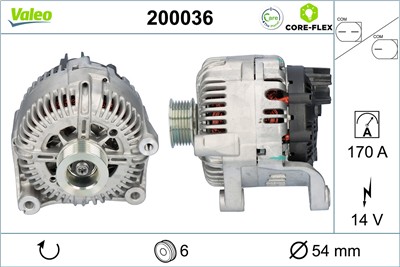 VALEO 200036 EAN: 3276422000363.