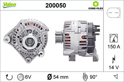 VALEO 200050 EAN: 3276422000509.