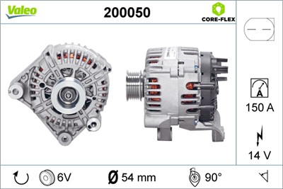 VALEO 200050 EAN: 3276422000509.