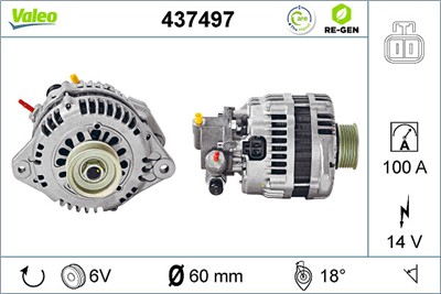 VALEO 437497 EAN: 3276424374974.