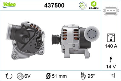 VALEO 437500 EAN: 3276424375001.
