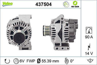 VALEO 437504 EAN: 3276424375049.