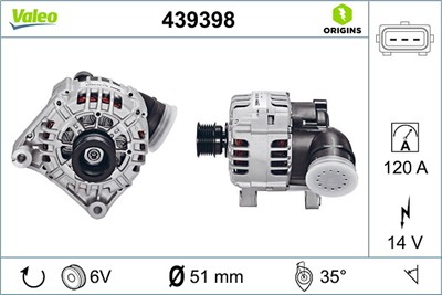 VALEO 439398 EAN: 3276424393982.