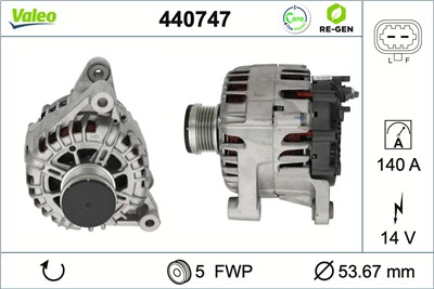 VALEO 440747 EAN: 3276424407474.
