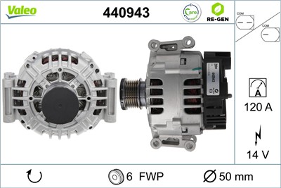 VALEO 440943 EAN: 3276424409430.