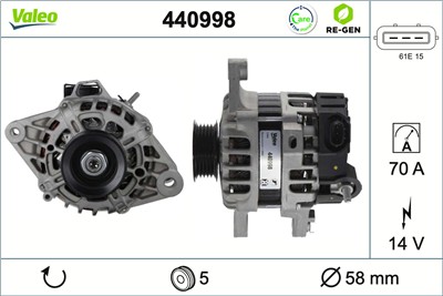 VALEO 440998 EAN: 3276424409980.