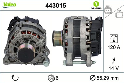 VALEO 443015 EAN: 3276424430151.