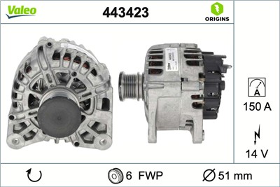 VALEO 443423 EAN: 3276424434234.
