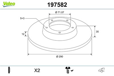 VALEO 197582 EAN: 3276421975822.