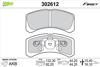VALEO 302612 EAN: 3276423026126.