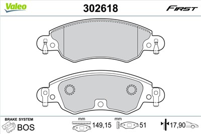 VALEO 302618 EAN: 3276423026188.