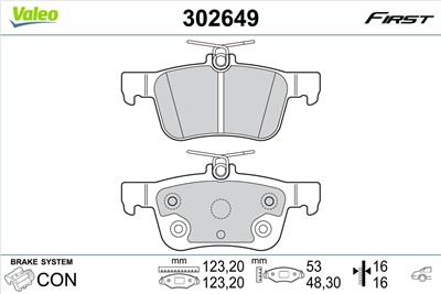VALEO 302649 EAN: 3276423026492.