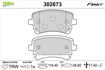 VALEO 302673 EAN: 3276423026737.