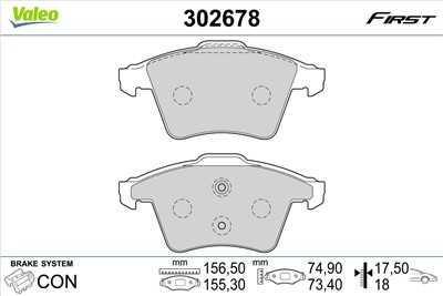 VALEO 302678 EAN: 3276423026782.