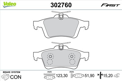 VALEO 302760 EAN: 3276423027604.