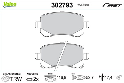 VALEO 302793 EAN: 3276423027932.