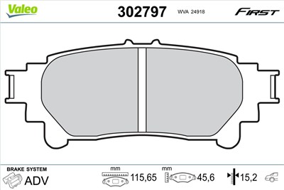 VALEO 302797 EAN: 3276423027970.