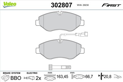 VALEO 302807 EAN: 3276423028076.