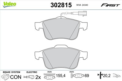 VALEO 302815 EAN: 3276423028151.