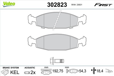 VALEO 302823 EAN: 3276423028236.