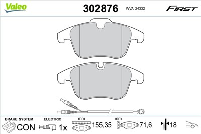 VALEO 302876 EAN: 3276423028762.