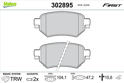 VALEO 302895 EAN: 3276423028953.