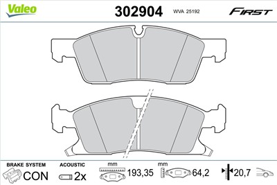 VALEO 302904 EAN: 3276423029042.