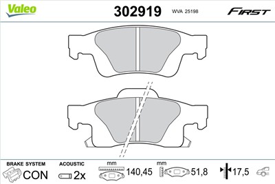 VALEO 302919 EAN: 3276423029196.