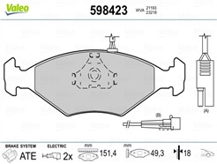 VALEO 598423