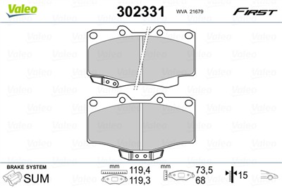 VALEO 302331 EAN: 3276423023316.