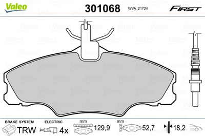 VALEO 301068 EAN: 3276423010682.